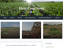 Tablet Screenshot of fieldcropnews.com